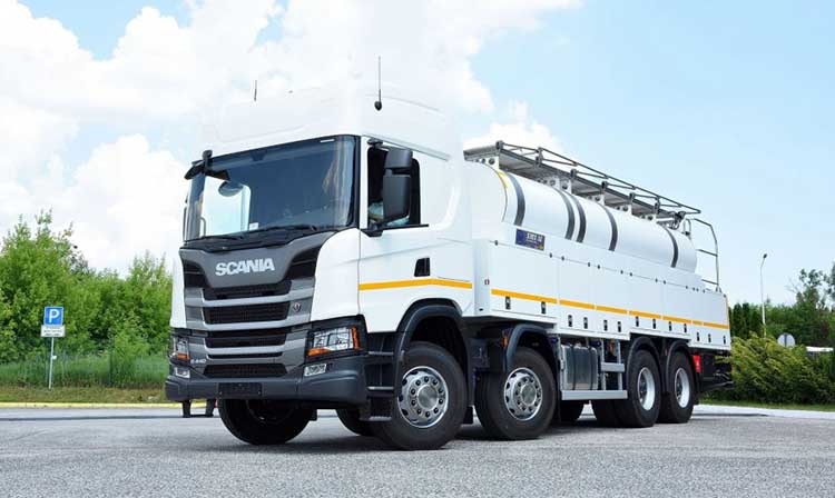 Scania выбрала шины Continental для грузовика  G440B8x4HZ Евро 5 ADR EX/III